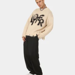 Loiter Rodeo Knit Sweater Sand -Nuvora Fit Sales 02037447 YS214 mens 0080