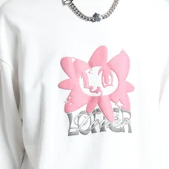 Loiter Utopia Fleur Crewneck Off White -Nuvora Fit Sales 02037449 YO007 mens 0040