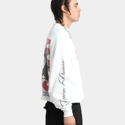 Loiter Utopia Fleur Crewneck Off White -Nuvora Fit Sales 02037449 YO007 mens 0060
