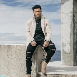 Saint Morta Desolation Coat Stone -Nuvora Fit Sales 02037584 YS400 mens 0015