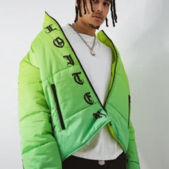 Loiter Eternal Puffer Jacket Neon Green