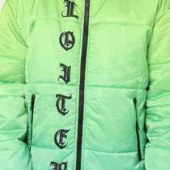 Loiter Eternal Puffer Jacket Neon Green -Nuvora Fit Sales 02037928 YN359 mens 040