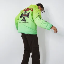 Loiter Eternal Puffer Jacket Neon Green -Nuvora Fit Sales 02037928 YN359 mens 095 scaled