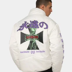 Loiter Eternal Puffer Jacket Off White -Nuvora Fit Sales 02037928 YO007 mens 0070