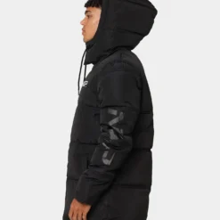 Nena And Pasadena Paramount Long Line Puffer Jacket Jet Black 15 Nena And Pasadena Paramount Long Line Puffer Jacket Jet Black -Nuvora Fit Sales 02038042 YB339 mens 0060