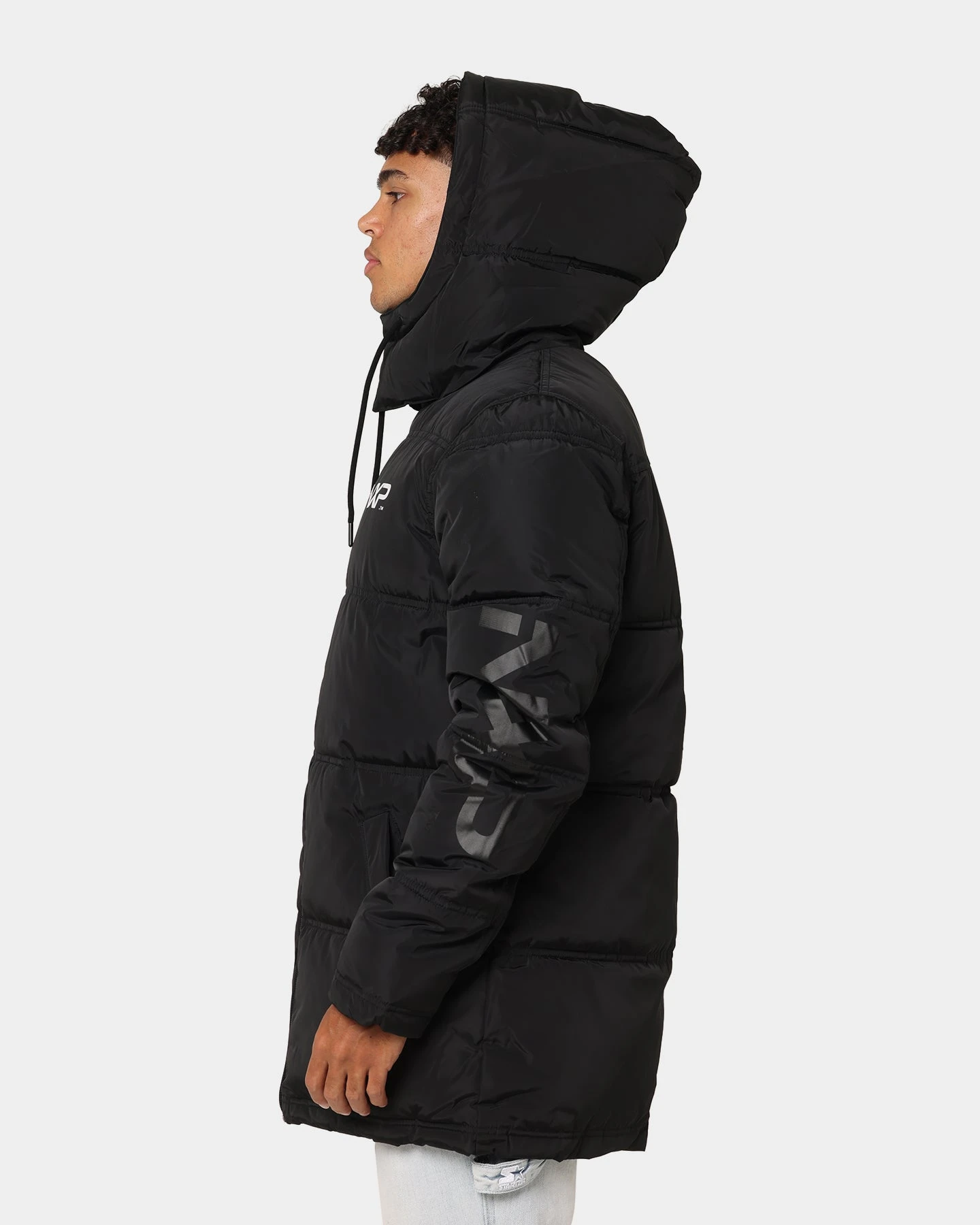 Nena And Pasadena Paramount Long Line Puffer Jacket Jet Black 8 Nena And Pasadena Paramount Long Line Puffer Jacket Jet Black - Image 6