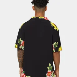 404 Grandeur Button Up Shirt Black -Nuvora Fit Sales 02038128 YB001 mens 060