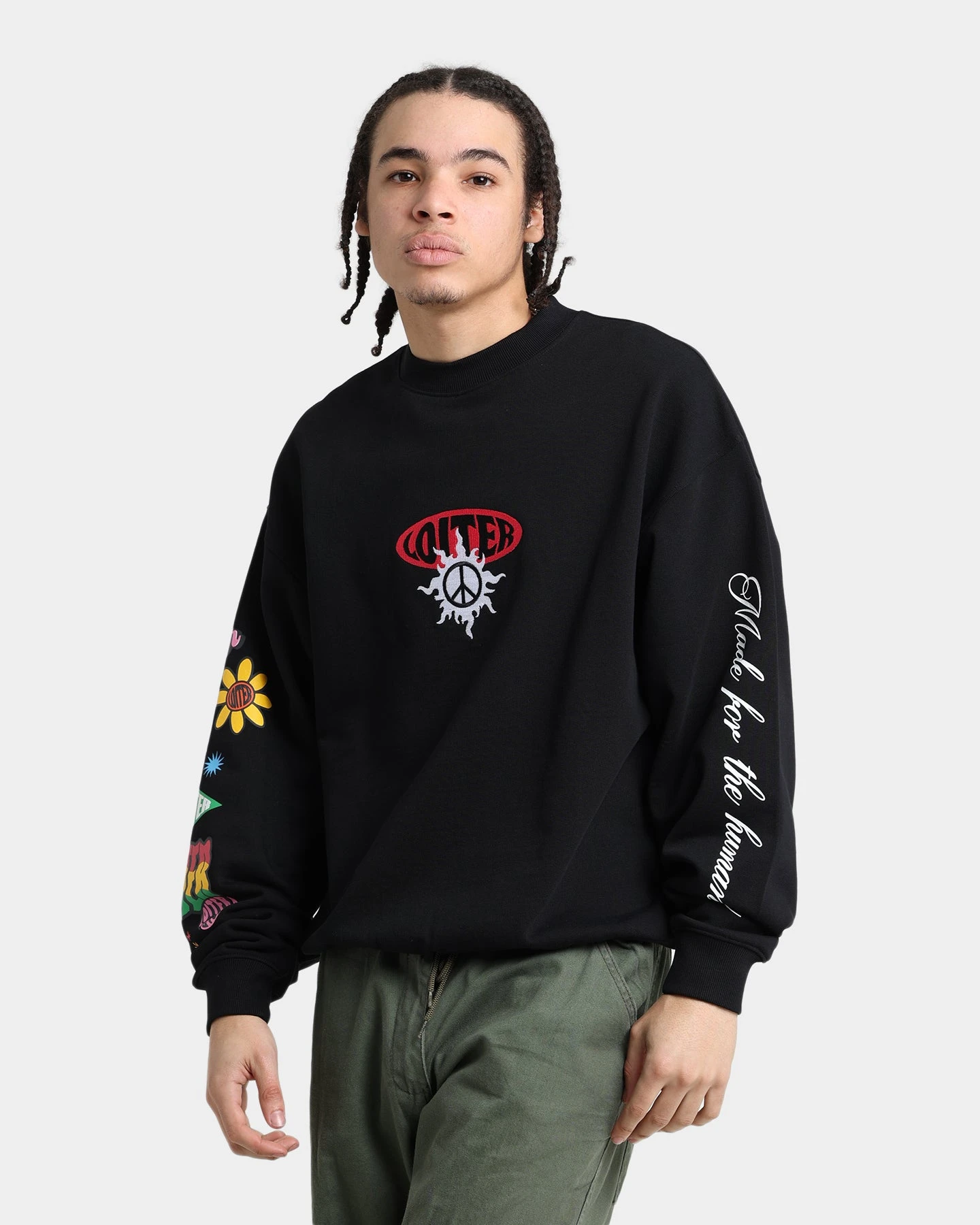 Loiter Day Dream Crewneck Black 3 Loiter Day Dream Crewneck Black