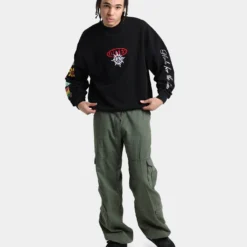 Loiter Day Dream Crewneck Black 12 Loiter Day Dream Crewneck Black -Nuvora Fit Sales 02038130 YB001 mens 0030