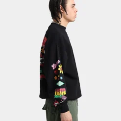 Loiter Day Dream Crewneck Black 15 Loiter Day Dream Crewneck Black -Nuvora Fit Sales 02038130 YB001 mens 0060