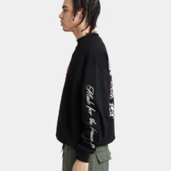 Loiter Day Dream Crewneck Black 16 Loiter Day Dream Crewneck Black -Nuvora Fit Sales 02038130 YB001 mens 0070