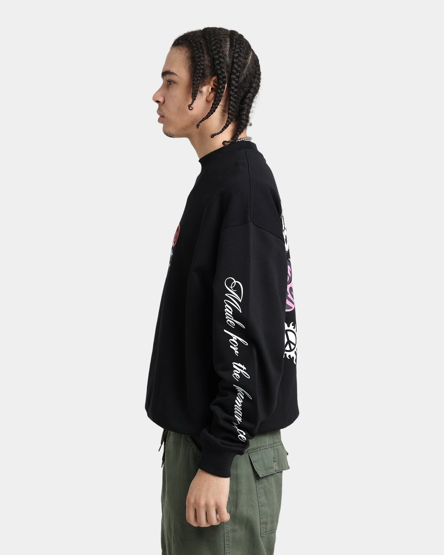 Loiter Day Dream Crewneck Black 9 Loiter Day Dream Crewneck Black - Image 7