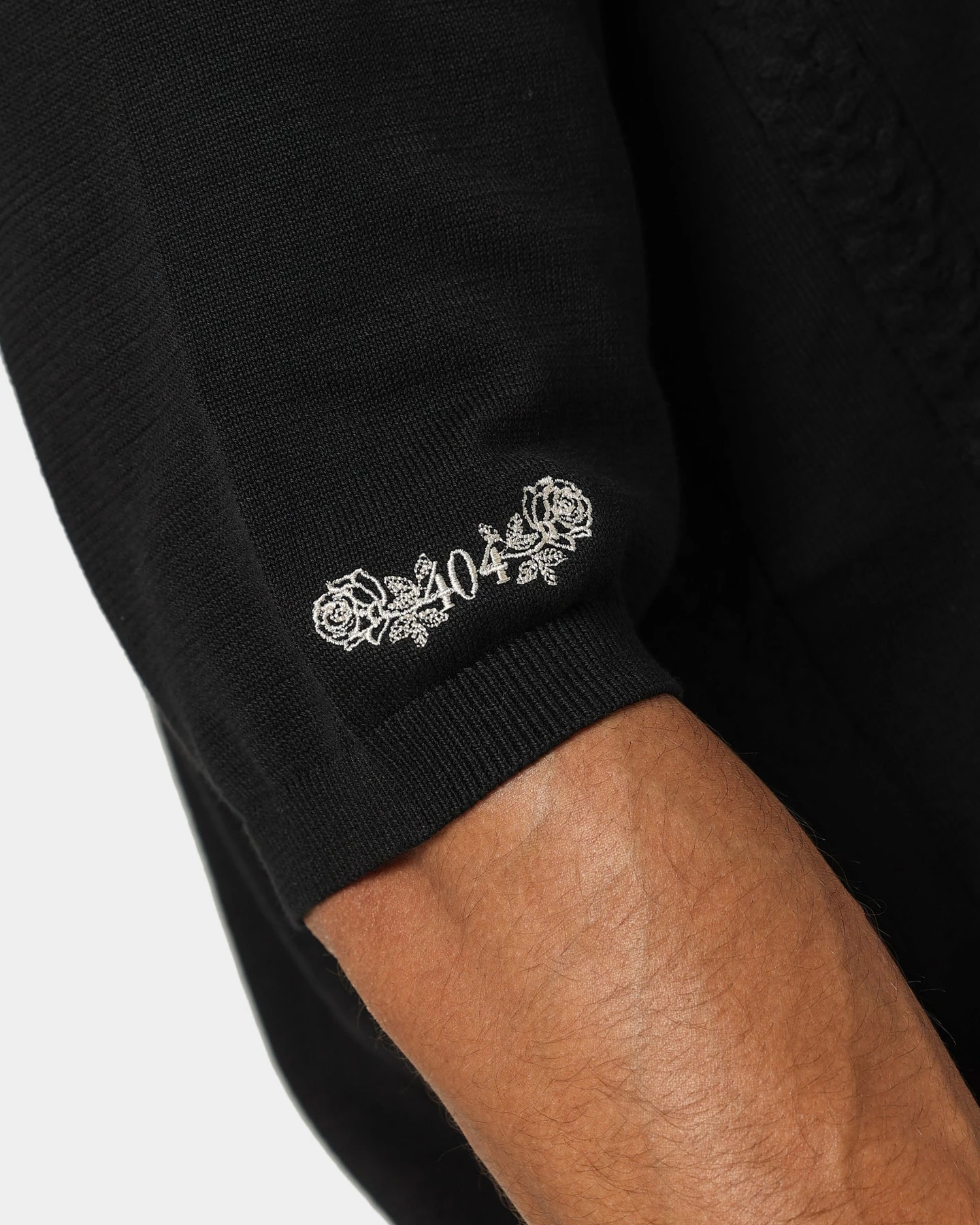 404 Cable Knit Button Up Black 11 404 Cable Knit Button Up Black - Image 10