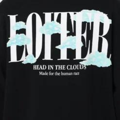 Loiter Cloudland Crewneck Black -Nuvora Fit Sales 02039051 YB001 mens 050