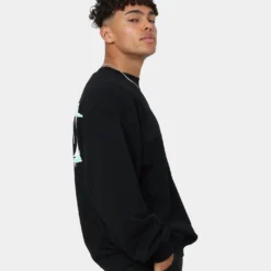 Loiter Cloudland Crewneck Black -Nuvora Fit Sales 02039051 YB001 mens 060