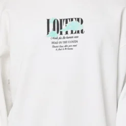 Loiter Cloudland Crewneck Off White -Nuvora Fit Sales 02039051 YO007 mens 0040