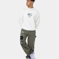 Loiter Cloudland Crewneck Off White -Nuvora Fit Sales 02039051 YO007 mens 0080