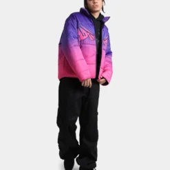 Loiter Cyber Gradient Puffer Jacket Pink/Purple -Nuvora Fit Sales 02039052 YP013 mens 0030 f3d1fe3d ba59 4d55 ad50 783be0b21420