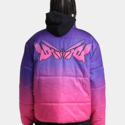 Loiter Cyber Gradient Puffer Jacket Pink/Purple -Nuvora Fit Sales 02039052 YP013 mens 0050 b832f2d1 f3b7 4cde 984b 077600d25d10