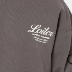 Loiter Aura Premium Crewneck Charcoal -Nuvora Fit Sales 02039139 YC300 mens 040