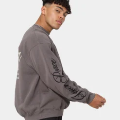 Loiter Aura Premium Crewneck Charcoal -Nuvora Fit Sales 02039139 YC300 mens 060