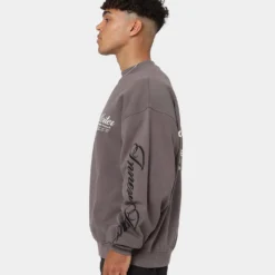 Loiter Aura Premium Crewneck Charcoal -Nuvora Fit Sales 02039139 YC300 mens 070