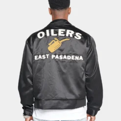 MNML Oilers Lightweight Jacket Black -Nuvora Fit Sales 02039177 YB001 mens 040