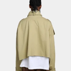 MNML Cropped M65 Jacket Khaki -Nuvora Fit Sales 02039180 YK001 mens 00040