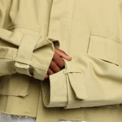 MNML Cropped M65 Jacket Khaki -Nuvora Fit Sales 02039180 YK001 mens 00070