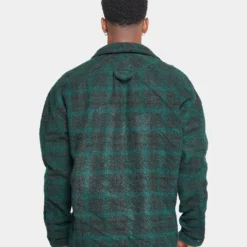 MNML Loose Woven Flannel Shirt Navy/Green -Nuvora Fit Sales 02039182 YN240 mens 0040 ebbf7944 b8f9 48db aba6 804c0a1fd884