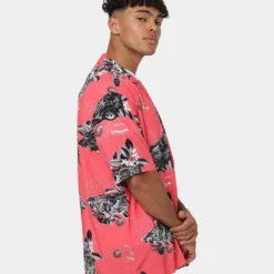 Loiter Motorsport Ultra Button Up Shirt Pink -Nuvora Fit Sales 02039360 YP001 mens 0050