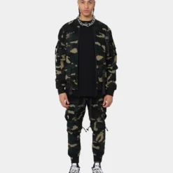 DXXMLIFE L-4 A Camo Utility BXmber Woodland Camo -Nuvora Fit Sales 02039426 YC040 mens 0090
