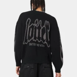 Loiter Void Knit Sweater Black -Nuvora Fit Sales 02039718 YB001 mens 0020
