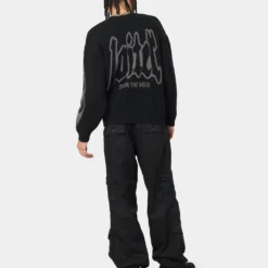 Loiter Void Knit Sweater Black -Nuvora Fit Sales 02039718 YB001 mens 0080