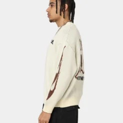 Loiter Void Knit Sweater Off White -Nuvora Fit Sales 02039718 YO007 mens 0070