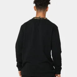Ellesse Flamio Crewneck Black -Nuvora Fit Sales 02039816 YB001 mens 0040