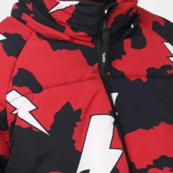 The Anti Order Storm Camo Puffer Jacket Black/Red/White -Nuvora Fit Sales 02040074 YB057 mens 0100