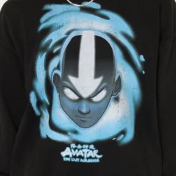 Goat Crew X Avatar: Avatar State Vintage Crewneck Washed Black -Nuvora Fit Sales 02040115 YW607 mens 0030