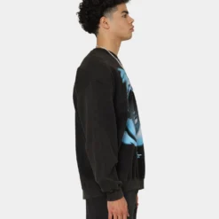 Goat Crew X Avatar: Avatar State Vintage Crewneck Washed Black -Nuvora Fit Sales 02040115 YW607 mens 0050