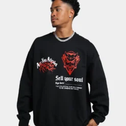Rats Get Fat Sell Your Soul Crewneck Black