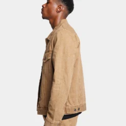 XXIII Gabriel Washed Denim Jacket Washed Brown -Nuvora Fit Sales 02040144 YW077 mens 0060
