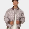 XXIII Leopard Print Puffer Jacket Leopard -Nuvora Fit Sales 02040145 YL001 mens 0010