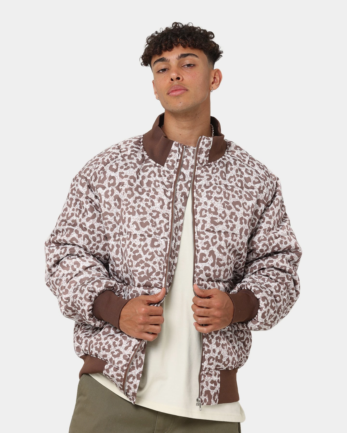 XXIII Leopard Print Puffer Jacket Leopard 3 XXIII Leopard Print Puffer Jacket Leopard