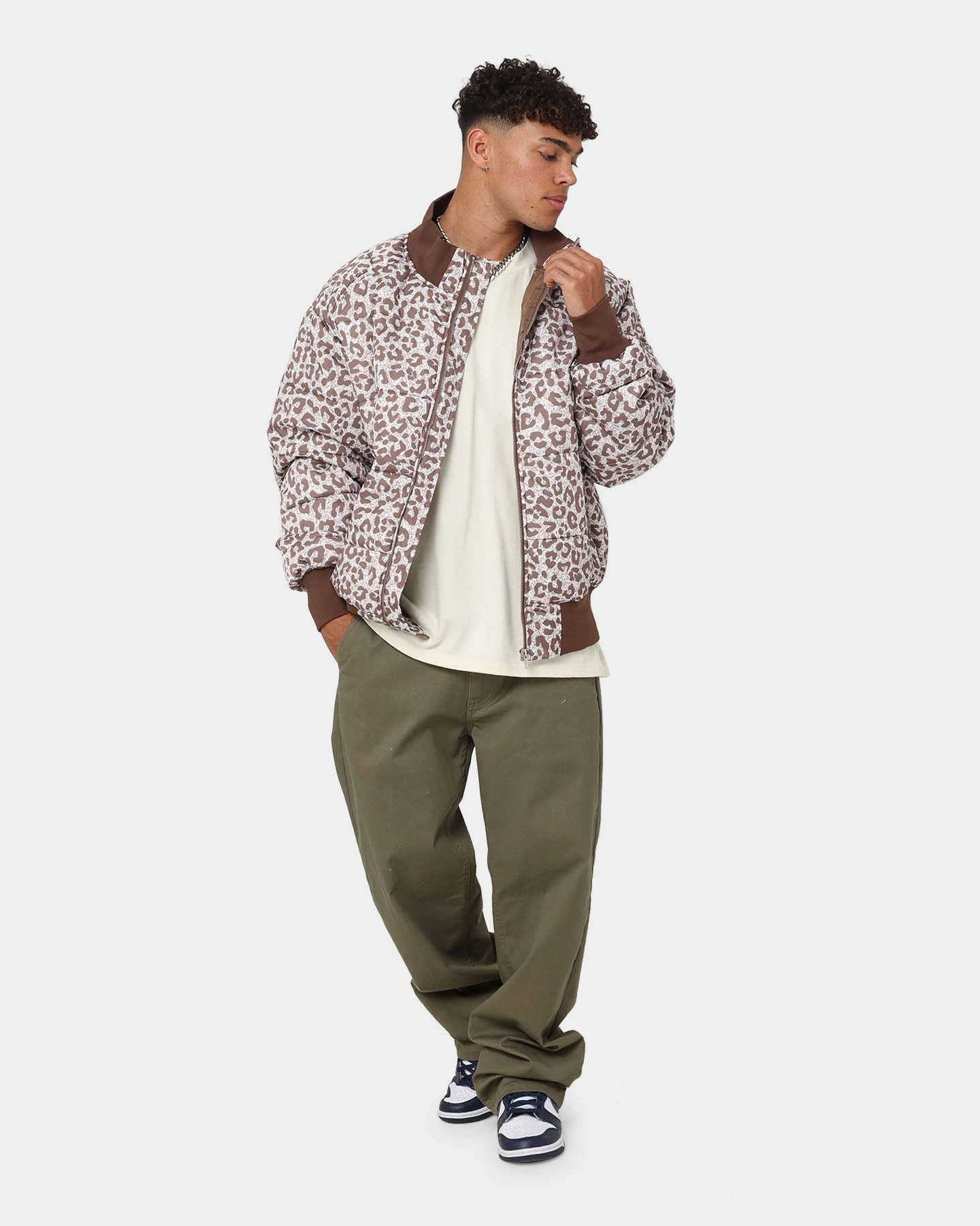 XXIII Leopard Print Puffer Jacket Leopard 4 XXIII Leopard Print Puffer Jacket Leopard - Image 2