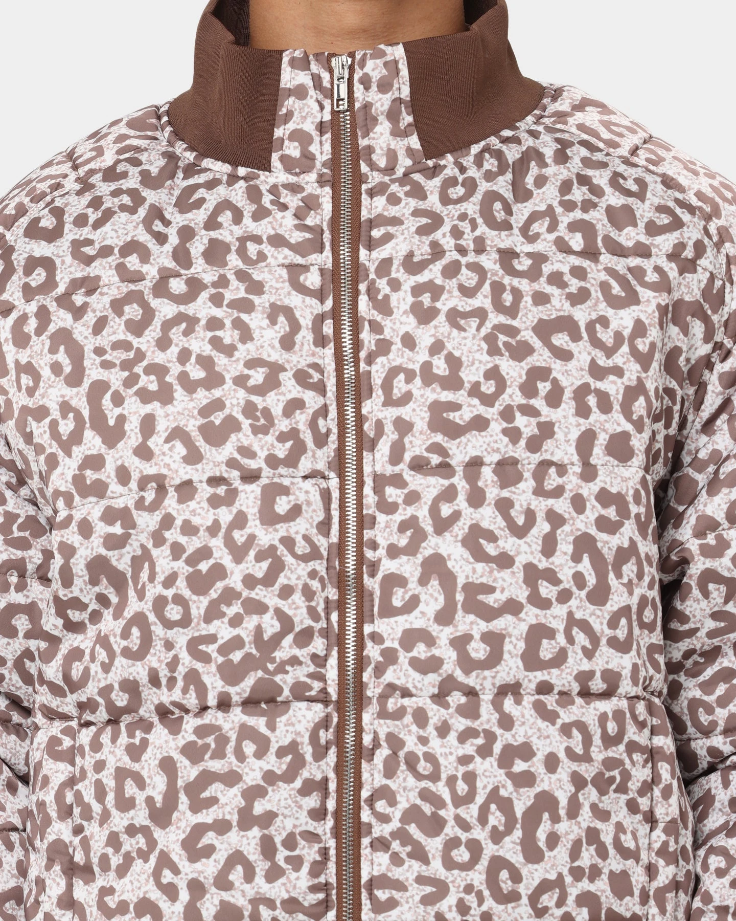 XXIII Leopard Print Puffer Jacket Leopard 5 XXIII Leopard Print Puffer Jacket Leopard - Image 3