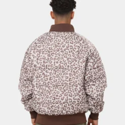 XXIII Leopard Print Puffer Jacket Leopard 12 XXIII Leopard Print Puffer Jacket Leopard -Nuvora Fit Sales 02040145 YL001 mens 0040