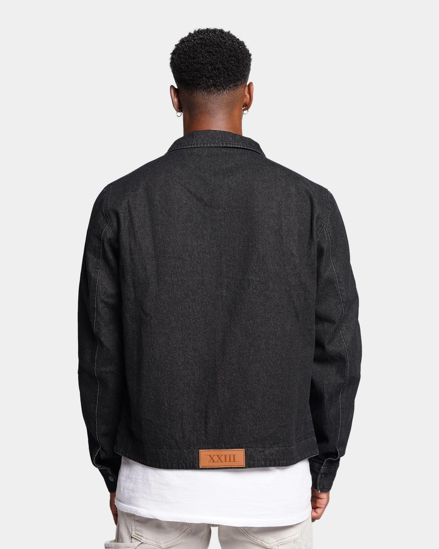 XXIII Oliver Washed Denim Jacket Black 6 XXIII Oliver Washed Denim Jacket Black - Image 4