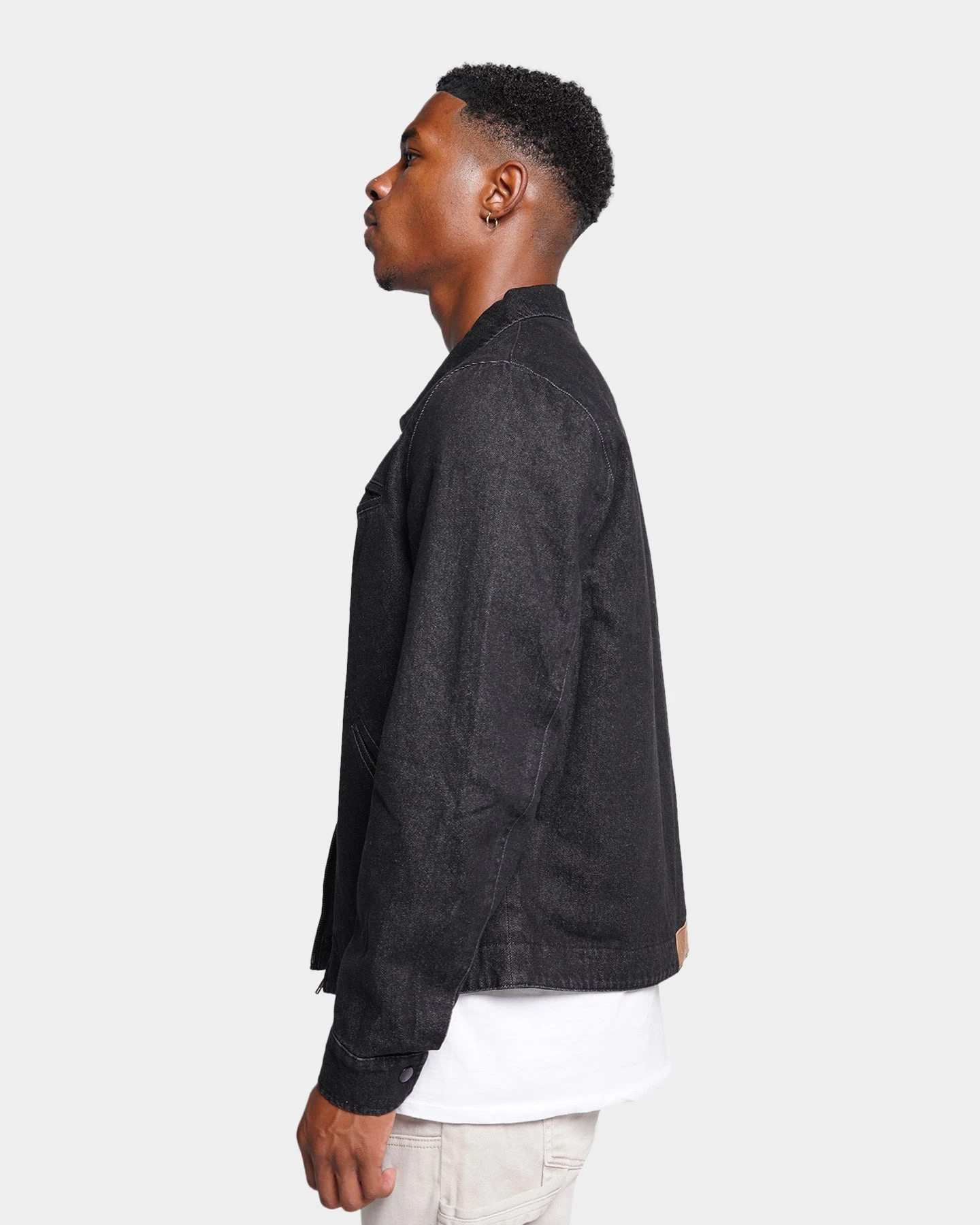 XXIII Oliver Washed Denim Jacket Black 8 XXIII Oliver Washed Denim Jacket Black - Image 6