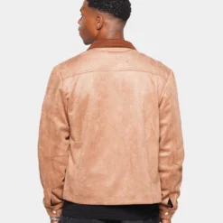 XXIII Suede Zip Up Jacket Brown -Nuvora Fit Sales 02040149 YX300 mens 0040