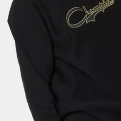 Champion Reverse Weave Collegiate Padded Crewneck Black/Gold 18 Champion Reverse Weave Collegiate Padded Crewneck Black/Gold -Nuvora Fit Sales 02040278 YB003 mens 0080
